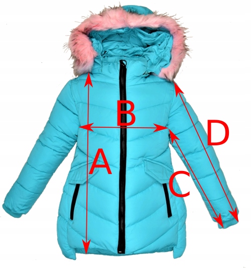 KURTKA ZIMOWA 638N4 NOWOŚĆ NA MISIU 98/104 Zapięcie zamek