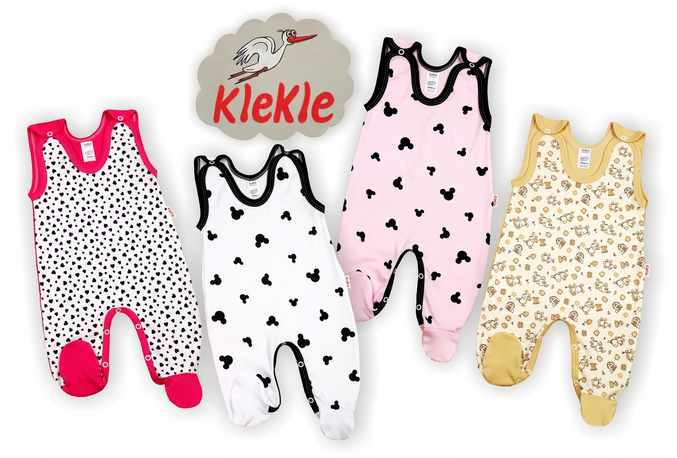 ŚPIOCHY śpioszki ROZPINANE DUŻO WZORÓW, 80 KLEKLE Materiał dominujący bawełna