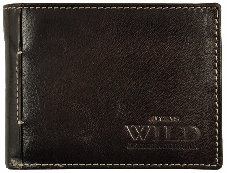 

mały skórzany Portfel męski -always Wild- slim
