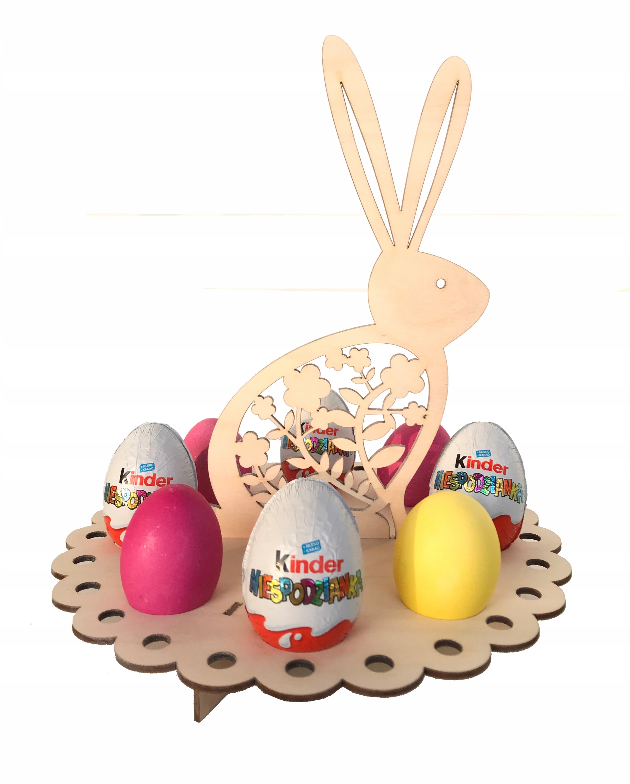 ZAJĄC PODSTAWA NA JAJKA OZDOBA WIELKANOCNA