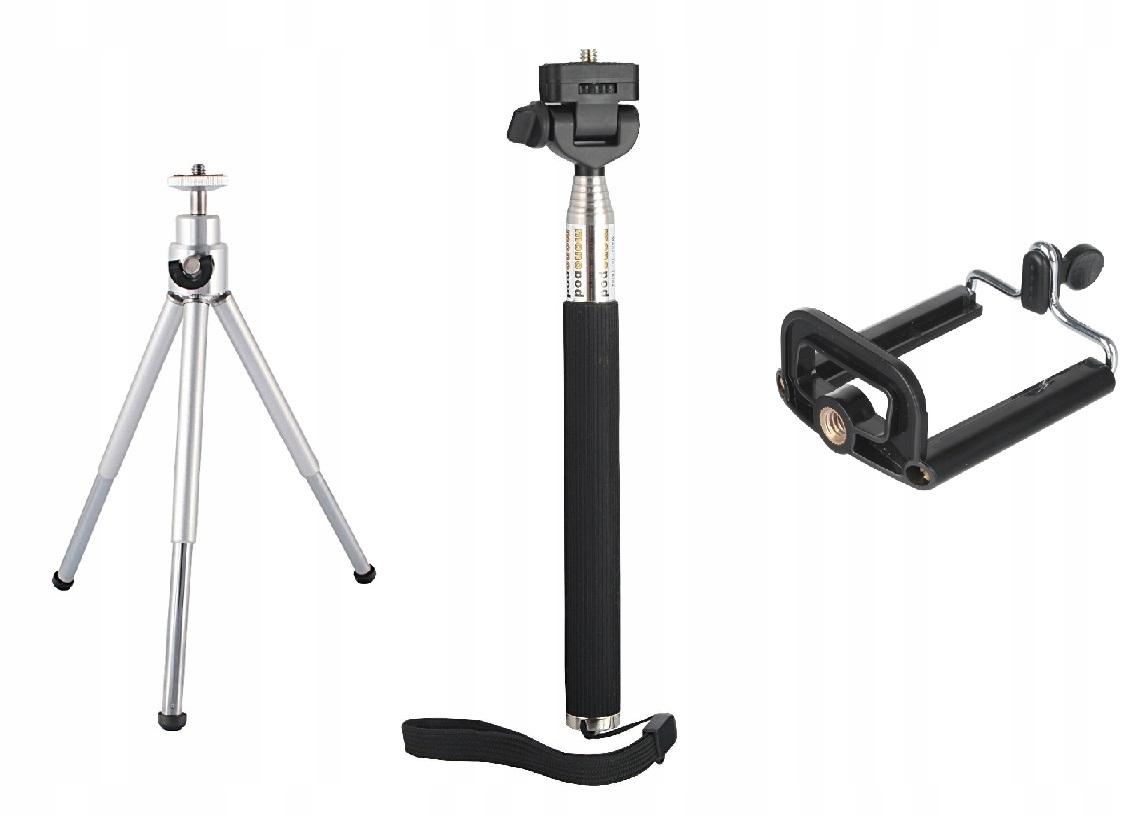 

Mini Statyw TR2 +monopod GP55 +uchwyt Na Telefon