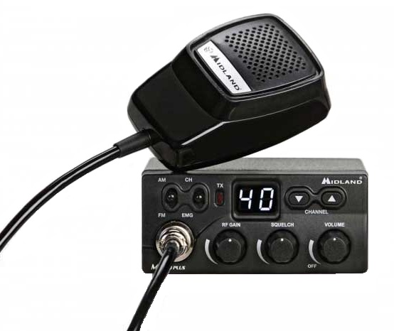 Radio Cb Midland Alan M-zero Plus Am Fm Squelch Rf Gain