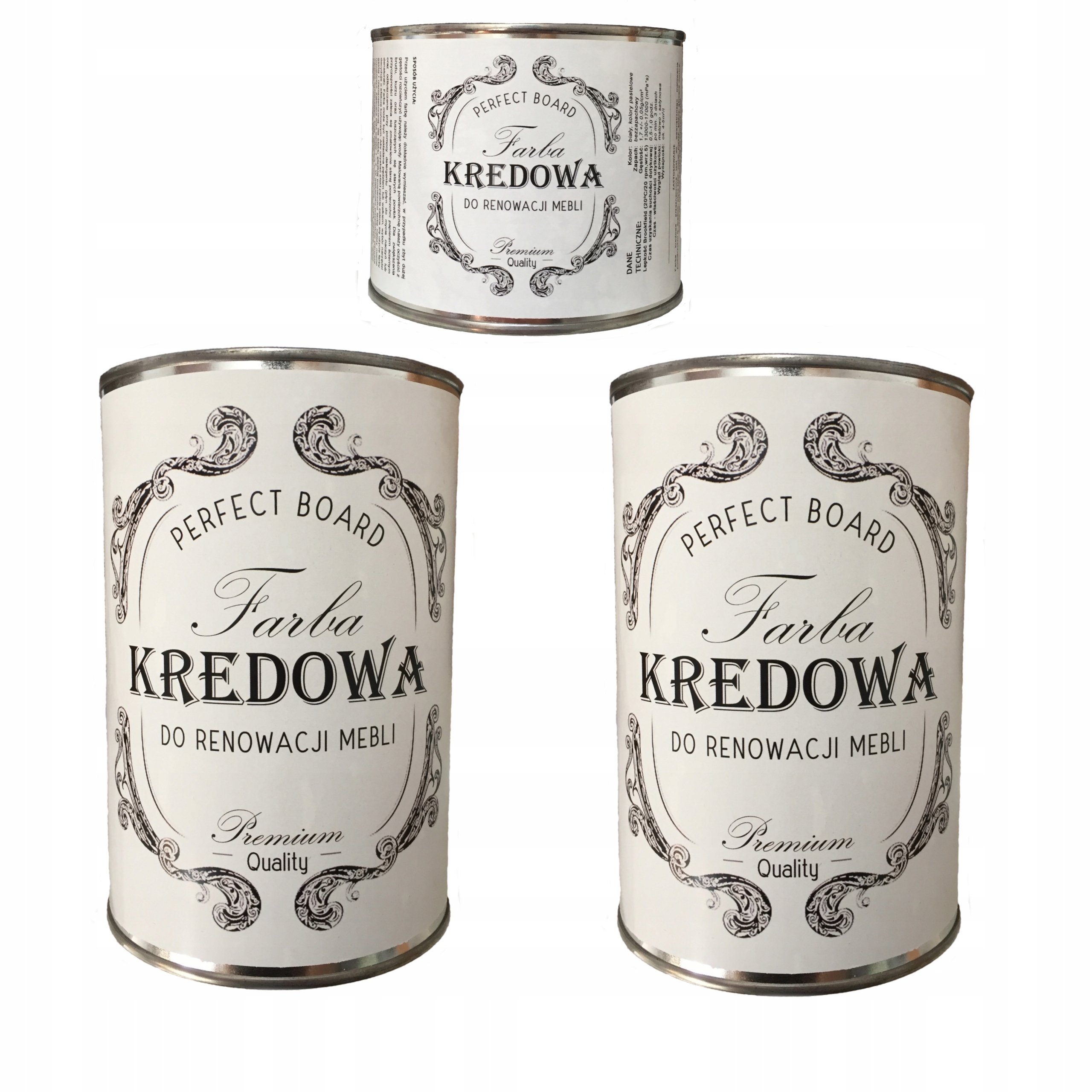 

Farba Kredowa Biała renowacja mebli 2,5 L + Gratis