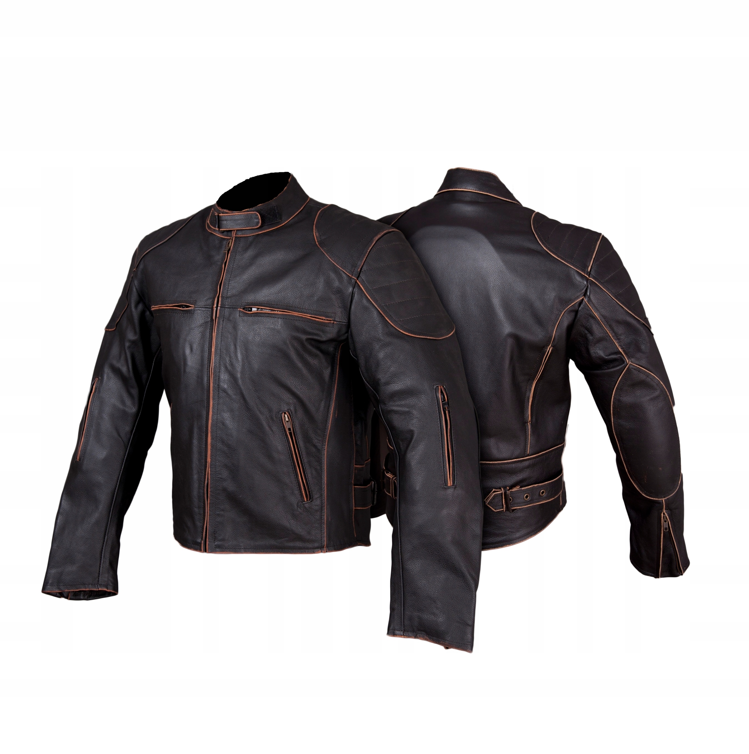 Kožená Motocyklová Bunda Rypard KSM008/6XL