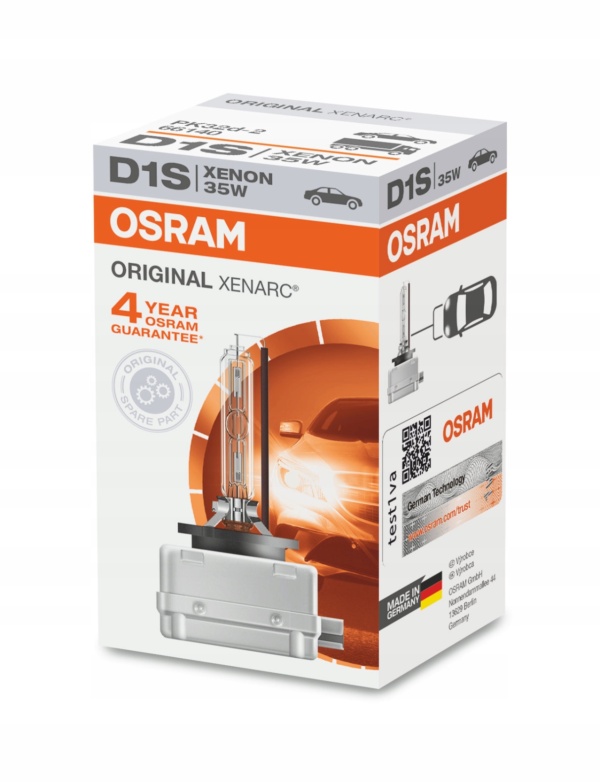 Osram D1S 4300K Żarnik Xenon Original
