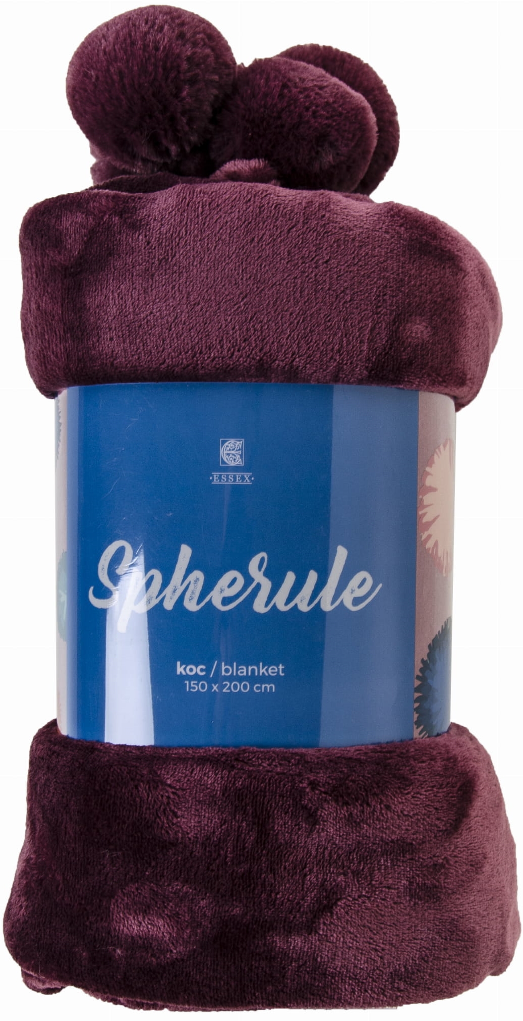 

Koc Z Pomoponami Spherule 150X200 CM Pompony