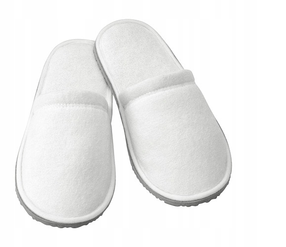 

Ikea kapcie Tasjon papcie domowe Białe S/m