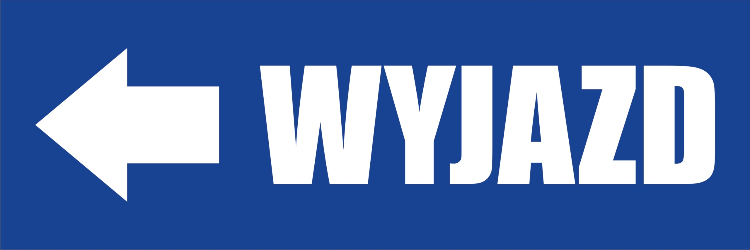 

Tabliczka Informacyjna Wyjazd W Lewo 2MM