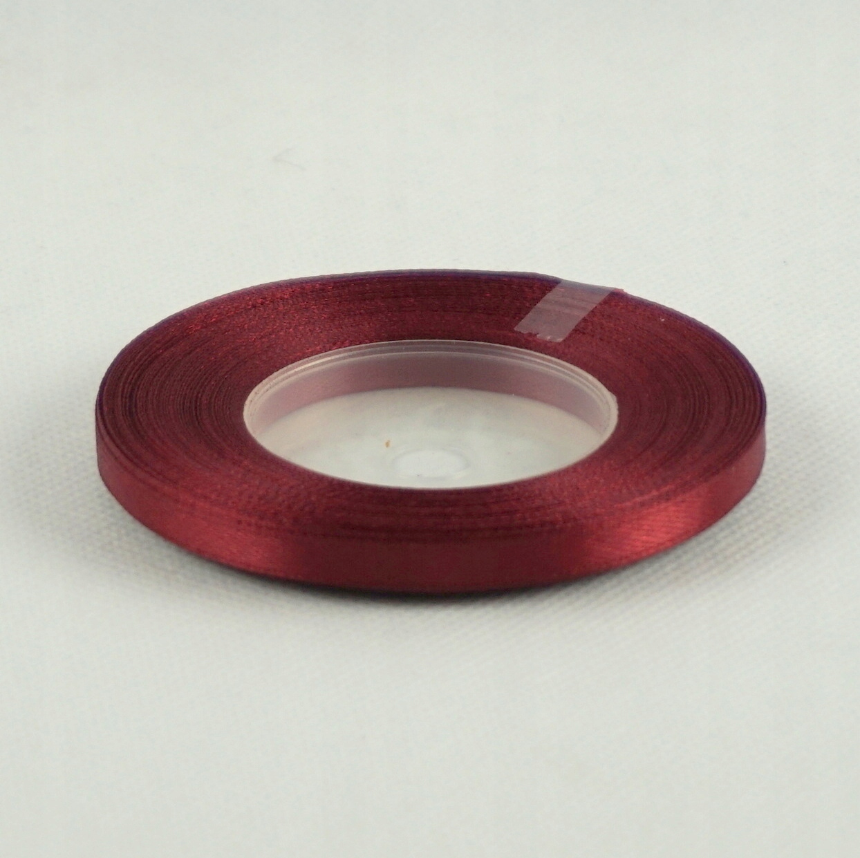 

Taśma atłasowa 6mm/32m Bordowa