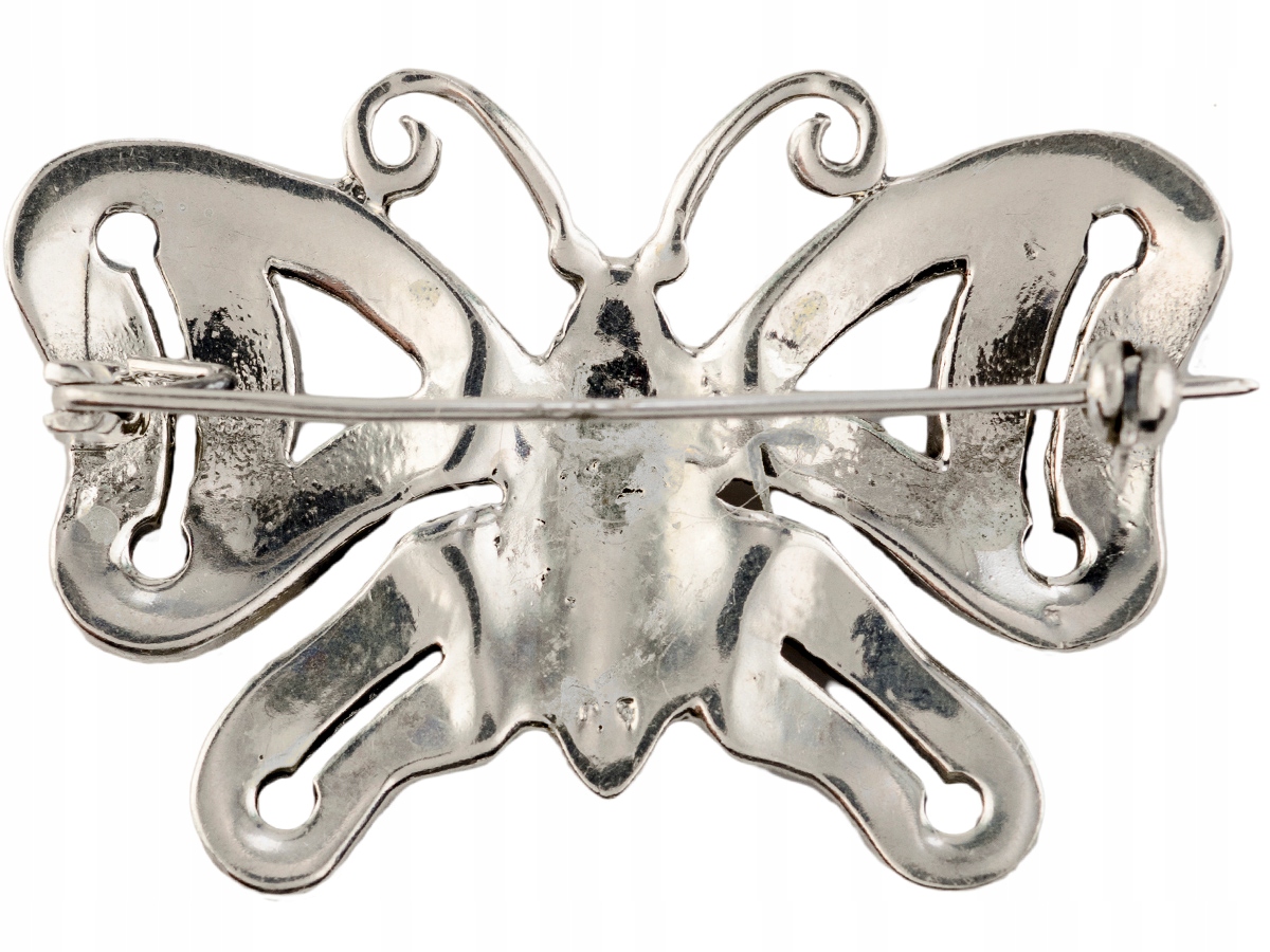 VERSIL broszka motylek motyl markazyty SREBRO 925 Marka Versil