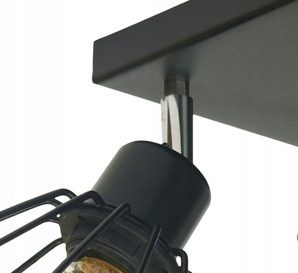 LAMPA SUFITOWA CZARNA BRYLANT DIAMENT WISZĄCA ŻYRANDOL LOFT EDISON LED E27 Stan opakowania oryginalne