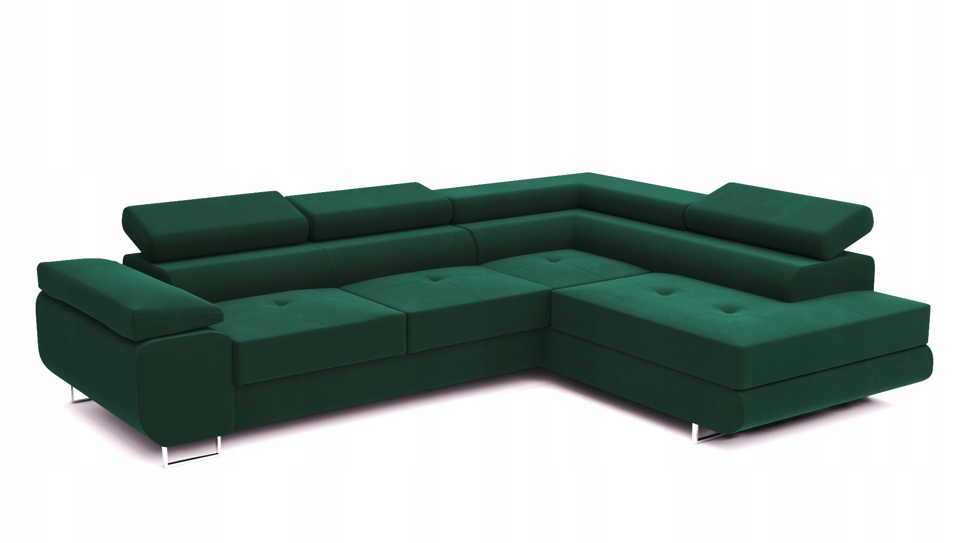Rohová Sedací Souprava Wild Bestseller Lahvově Zelená Barva