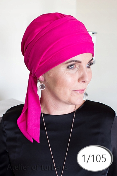 Chusta POLA bawełna UNIKOLOR Turban po chemii Marka inna