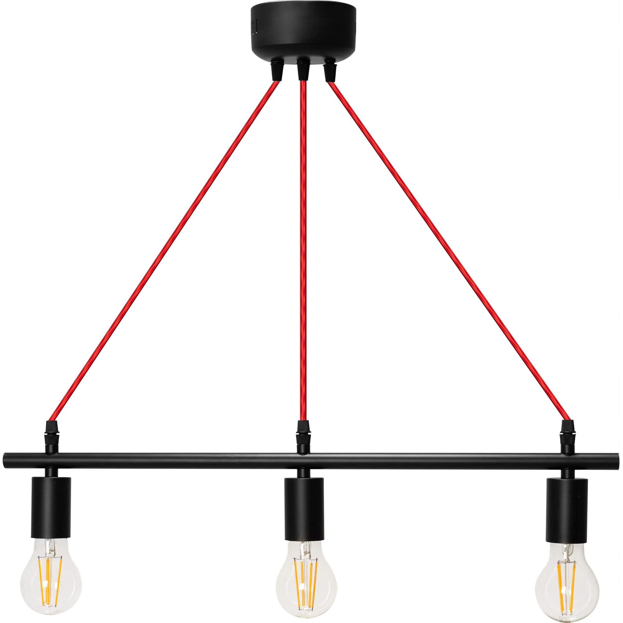 

Lampa sufitowa Potrójna Nowoczesna Modern Czarna