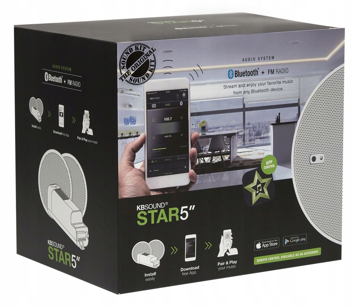 KB SOUND STAR 5 RADIO DO ŁAZIENKI Z BLUETOOTH 12554155698 - Allegro.pl