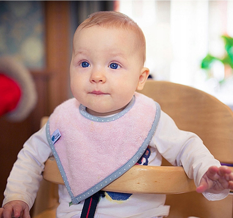 LULLALOVE Śliniak Bambusowy Wielorazowy Różowy Marka LULLALOVE