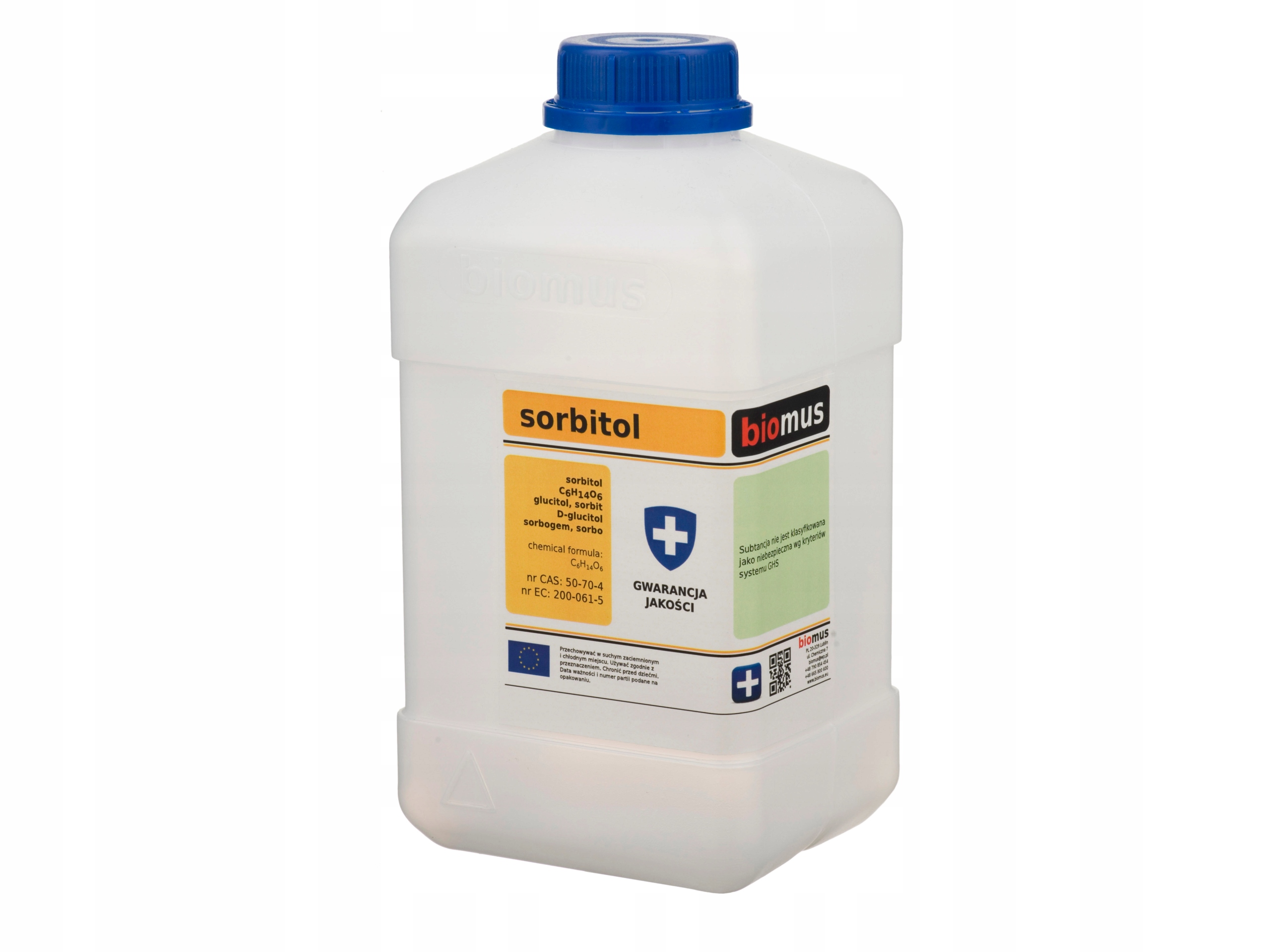 

Sorbitol czysty Heksitol Sorbit 1kg Biomus