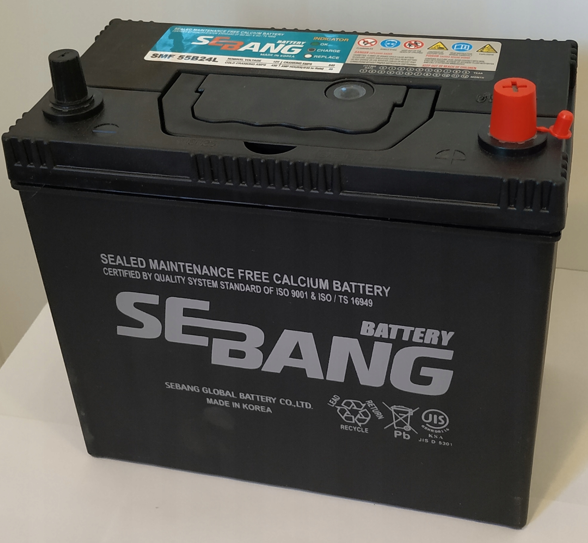 Akumulator SEBANG ROCKET 45Ah 540A Japan/Korea