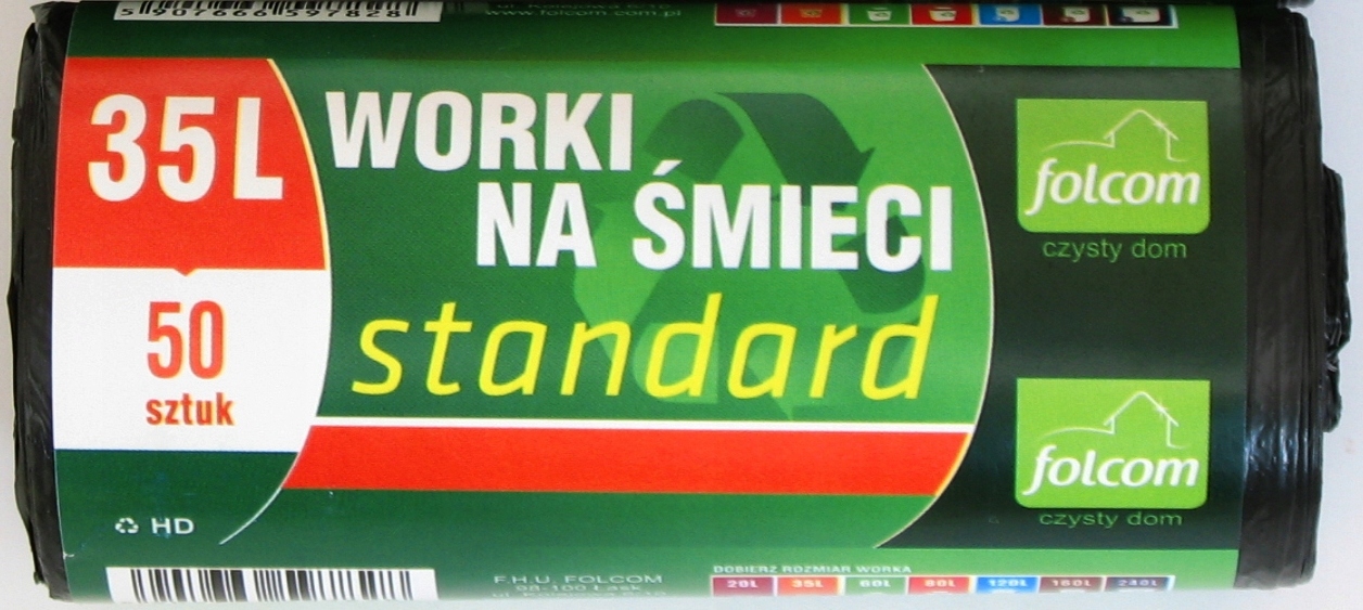 worki na śmieci 35l A'50 FOLCOM — 3