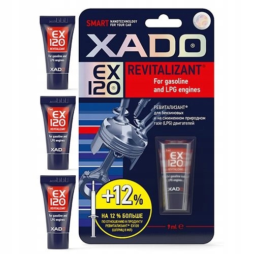 

Xado EX120 Rewitalizant Do Benzynowych 3x9ml