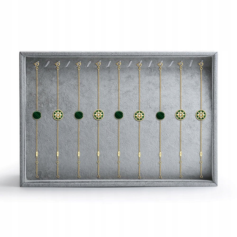 TACA EKSPOZYTOR NA PIERŚCIONKI BRANSOLETKI BIŻUTERIĘ NASZYJNIKI PUDEŁKO Y1 Marka Korbi