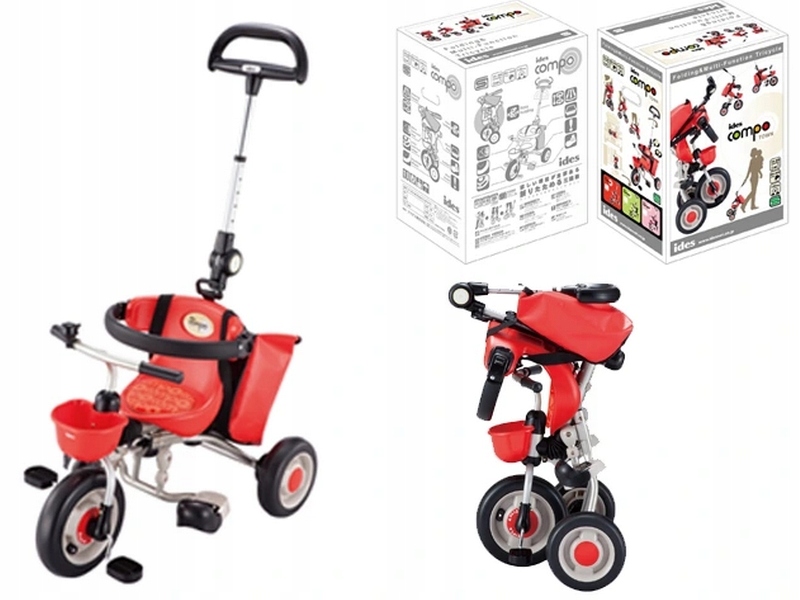 Rowerek trójkołowy Ides Compo Town Japan -składany