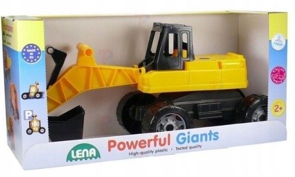 KOPARKA LENA MEGA DUŻA RUCHOMA ŁYŻKA JEŹDZIK 100KG Model A