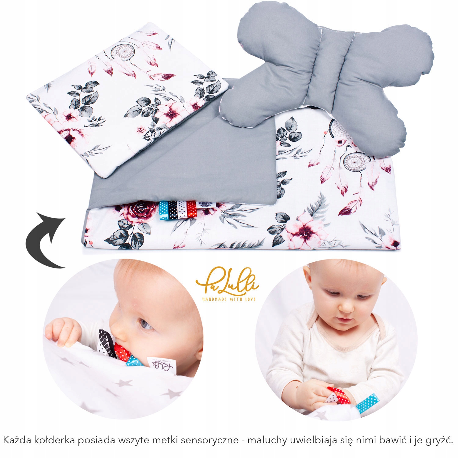 PALULLI KOKON GNIAZDO MOTYLEK KOCYK KOJEC 5 ELEMEN Kolor dominujący wielokolorowy