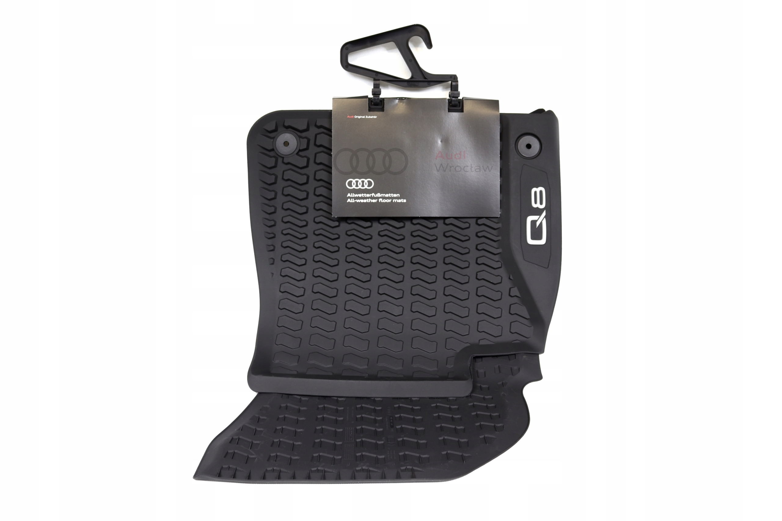 DYWANIKI GUMOWE PRZÓD TYŁ KOMPLET AUDI Q8 ORYGINAŁ Zestaw wieloelementowy tak