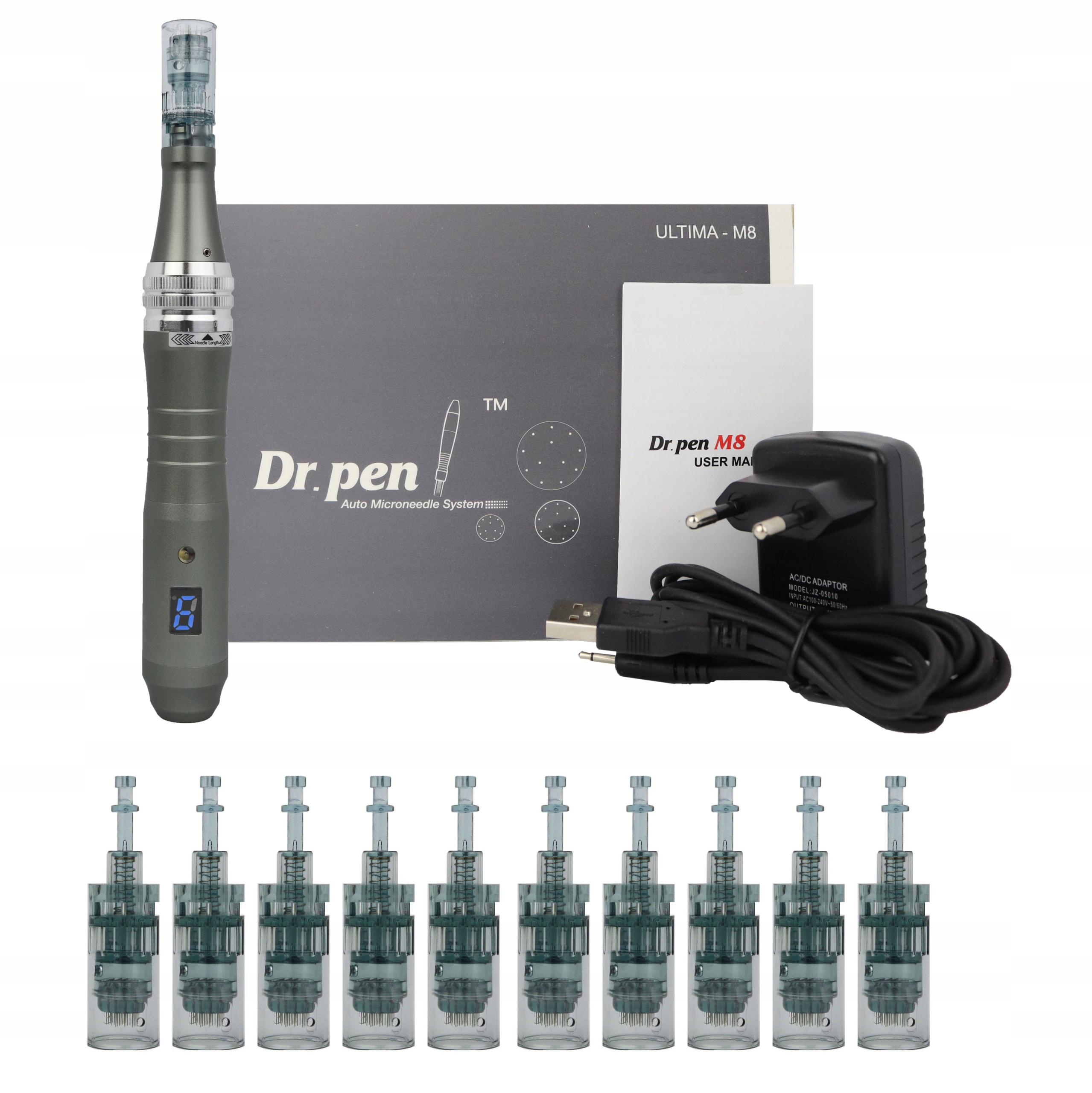 

Dr Pen M8 +10 kartridży Bezprzewodowy Dermapen Pro