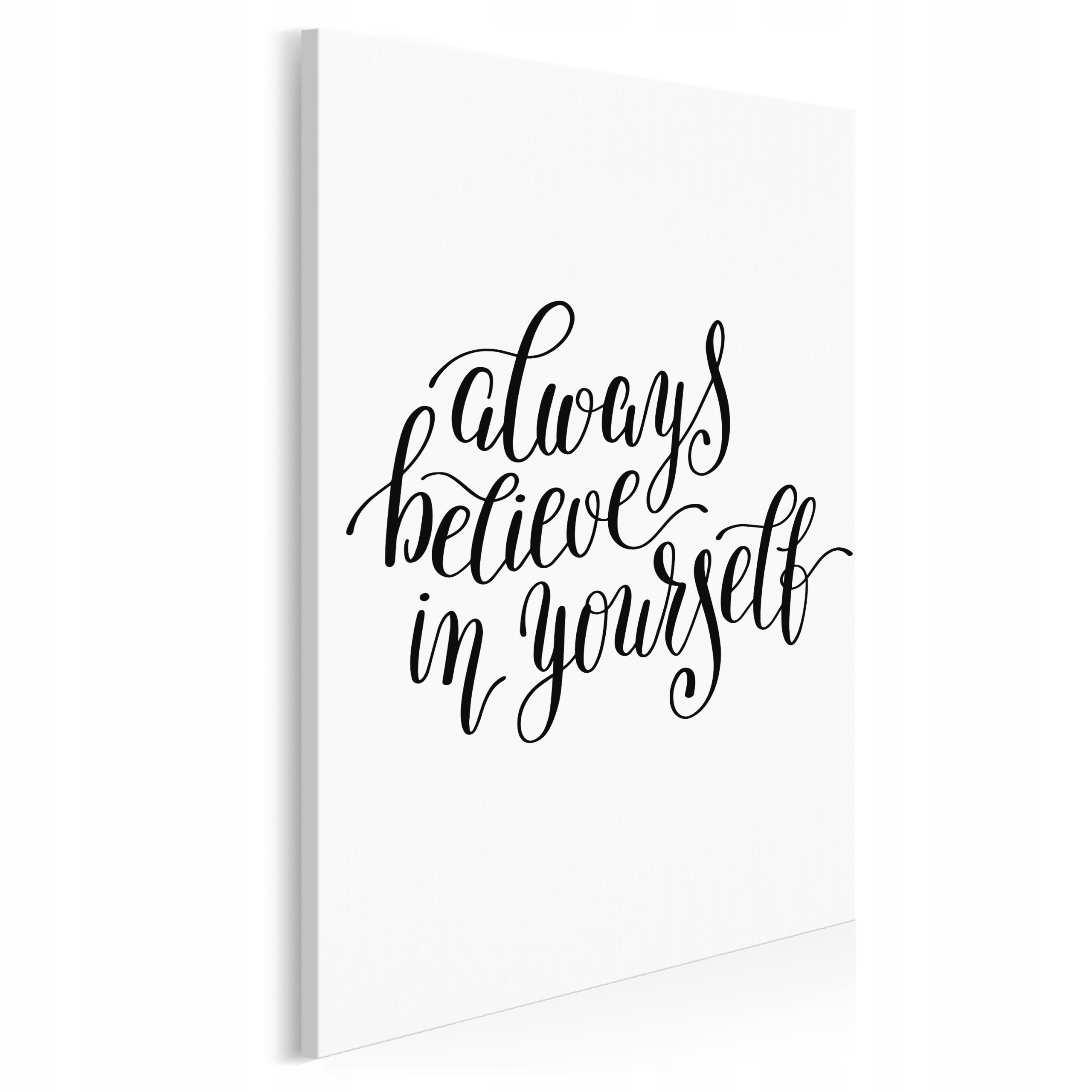 

56817 Obraz na płótnie Napis Motywacja Wiara