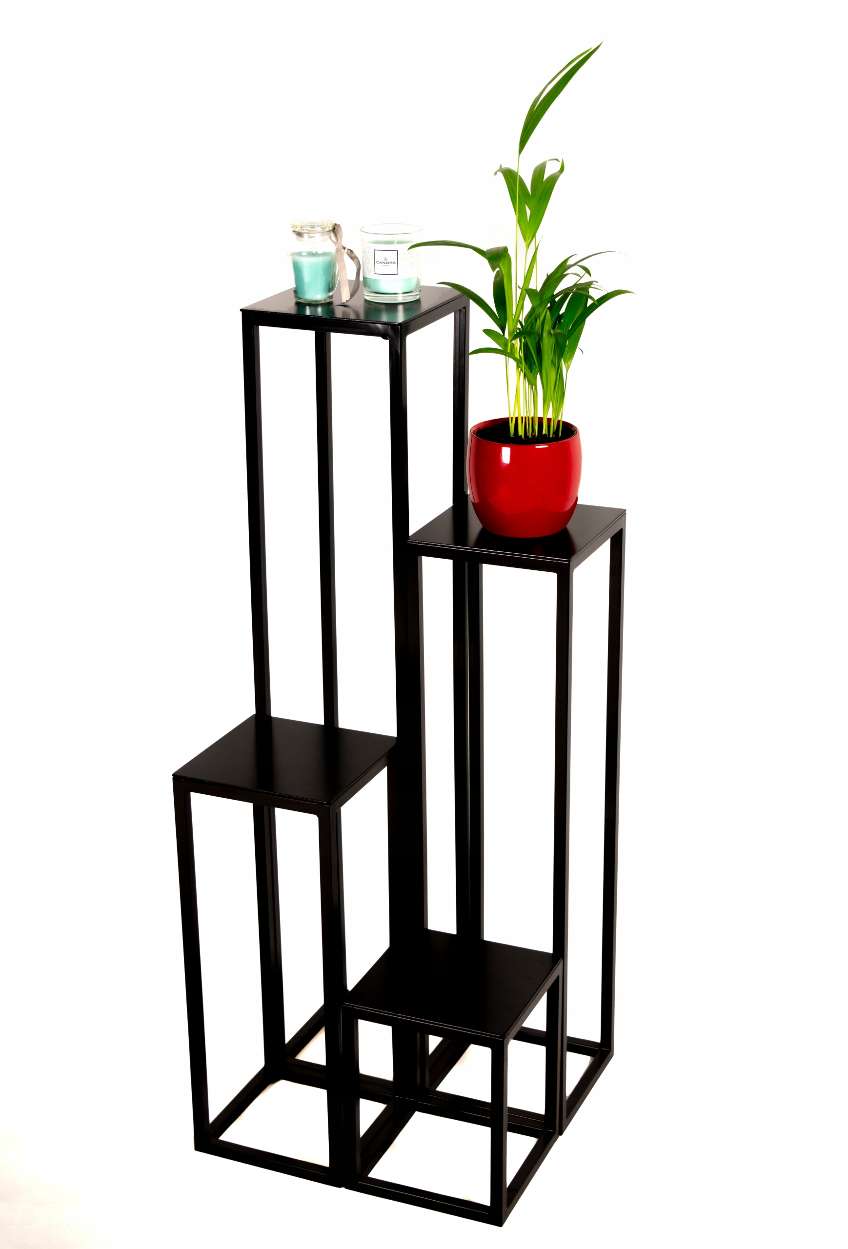 Kwietnik metalowy stojak na donice 50 Kolor biały czarny inny