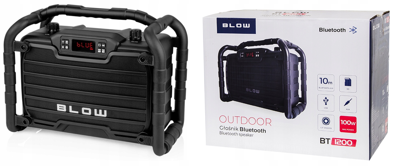

Radio Budowlane Bluetooth Mocne 100W Blow BT1200