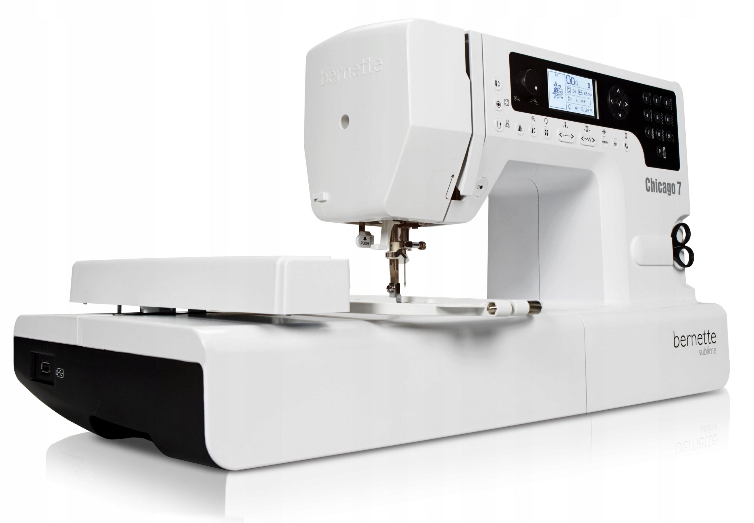 Bernette Chicago 7 maszyna do szycia i haftowania z 200 programami nowa