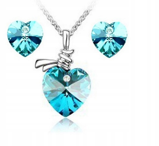 

Komplet biżuterii Swarovski Serce oceanu titanic