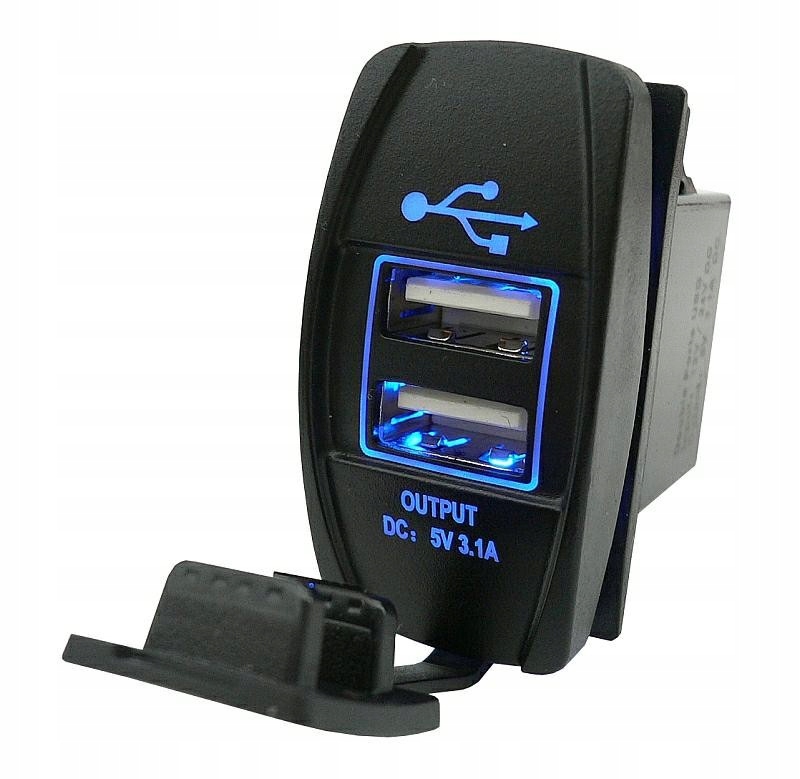 

Ładowarka samochodowa Usb 12V 24V 3100mA