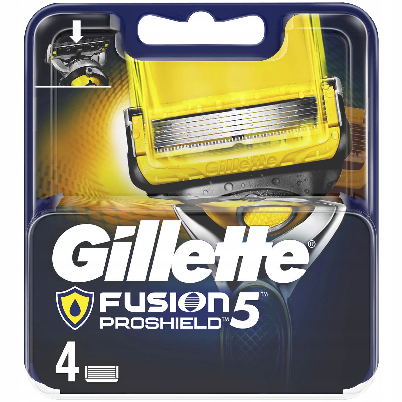Gillette Fusion 5 Proshield 4 ks náhradních čepelí Uk