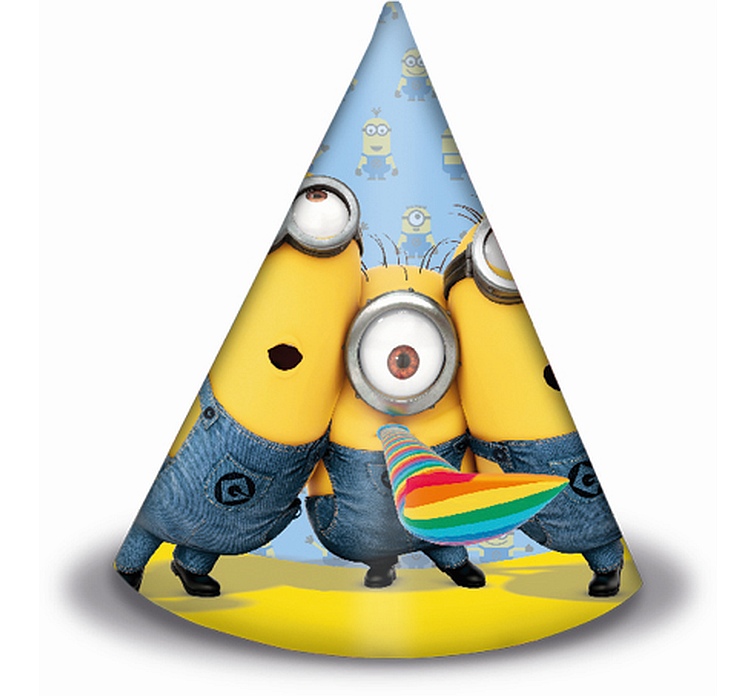 

Czapeczki papierowe Minions Minionki