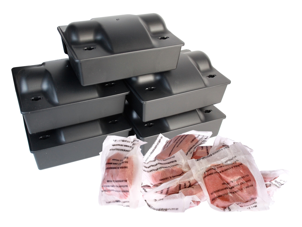 

Zestaw do zwalczania szczurów karmniki + trutka