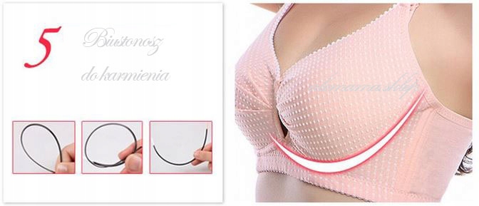 90D Stanik biustonosz do karmienia USZTYWNIANY KOR Skład materiałowy BAWEŁNA