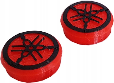 

Yamaha Yzf R125 zaślepki amortyzatora RED/Black