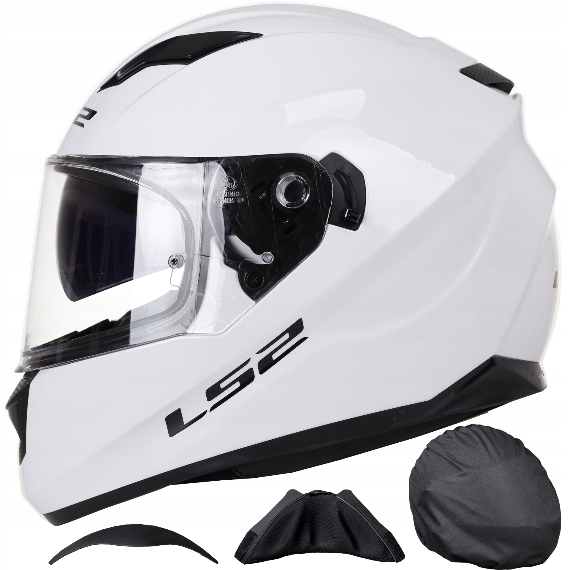 

LS2 FF320 Stream Biały Kask Motocyklow Gratisy S
