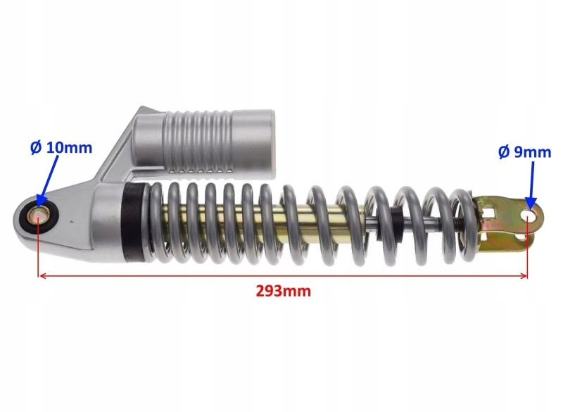AMORTYZATOR TYL TYLNY Z ZASOBNIKIEM EXACTLY 290mm Part number 00000