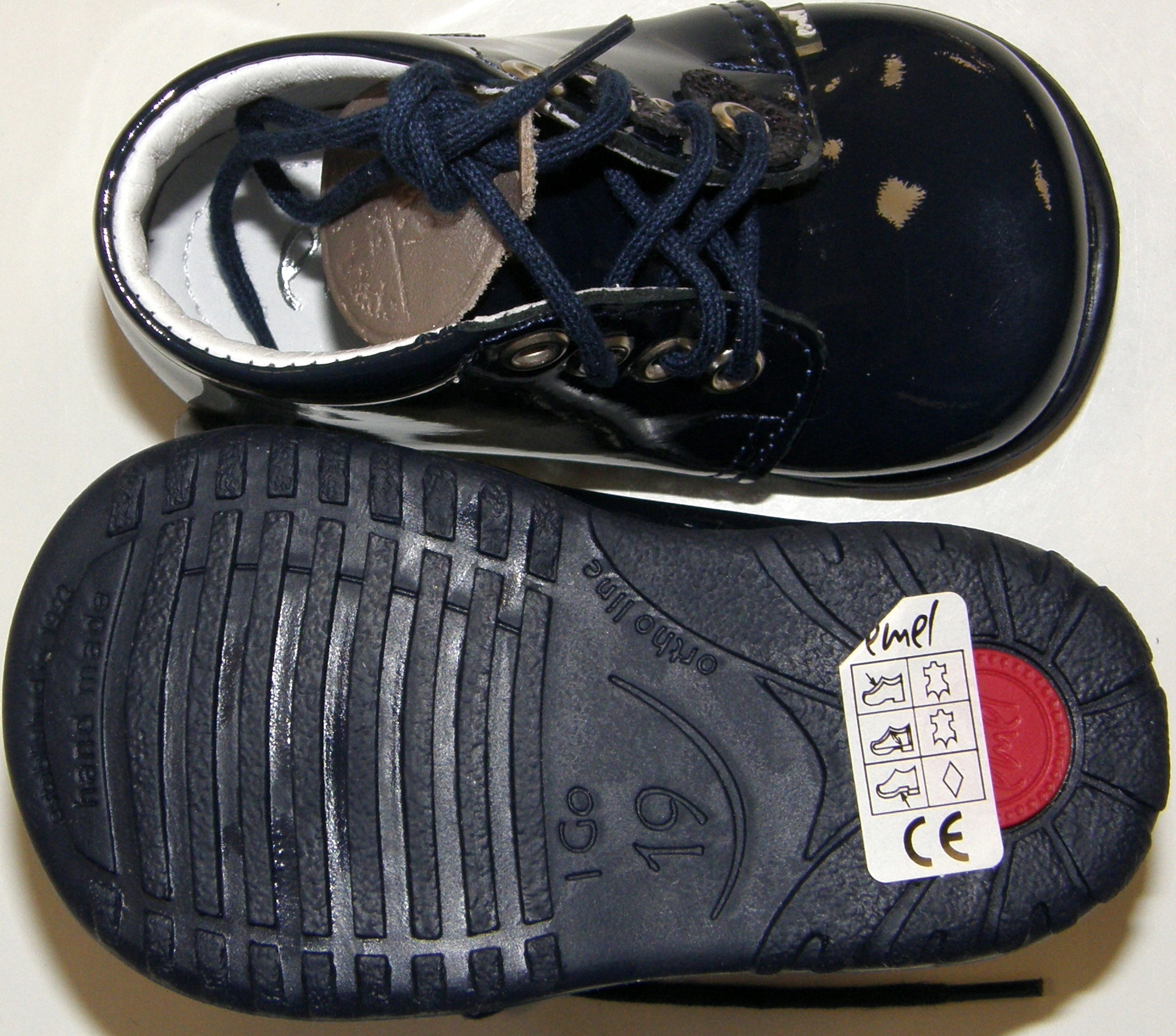 ROCZKI EMEL 2061-16 SKÓRA NATURALNA R 21 W13,00 CM Odcień granatowy