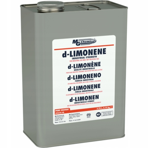 D-Limonene 4L rozpuszczalnik Hips Mg Chemical 433C-4L