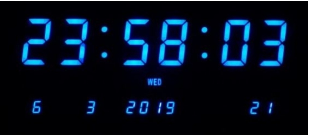 ZEGAR CYFROWY LED WYŚWIETLACZ DATA TERMOMETR 3074 Marka Inna