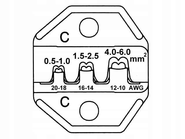 Zaciskacz konektorów i terminali nieizolowanych HANLONG HT-236C Stan opakowania oryginalne
