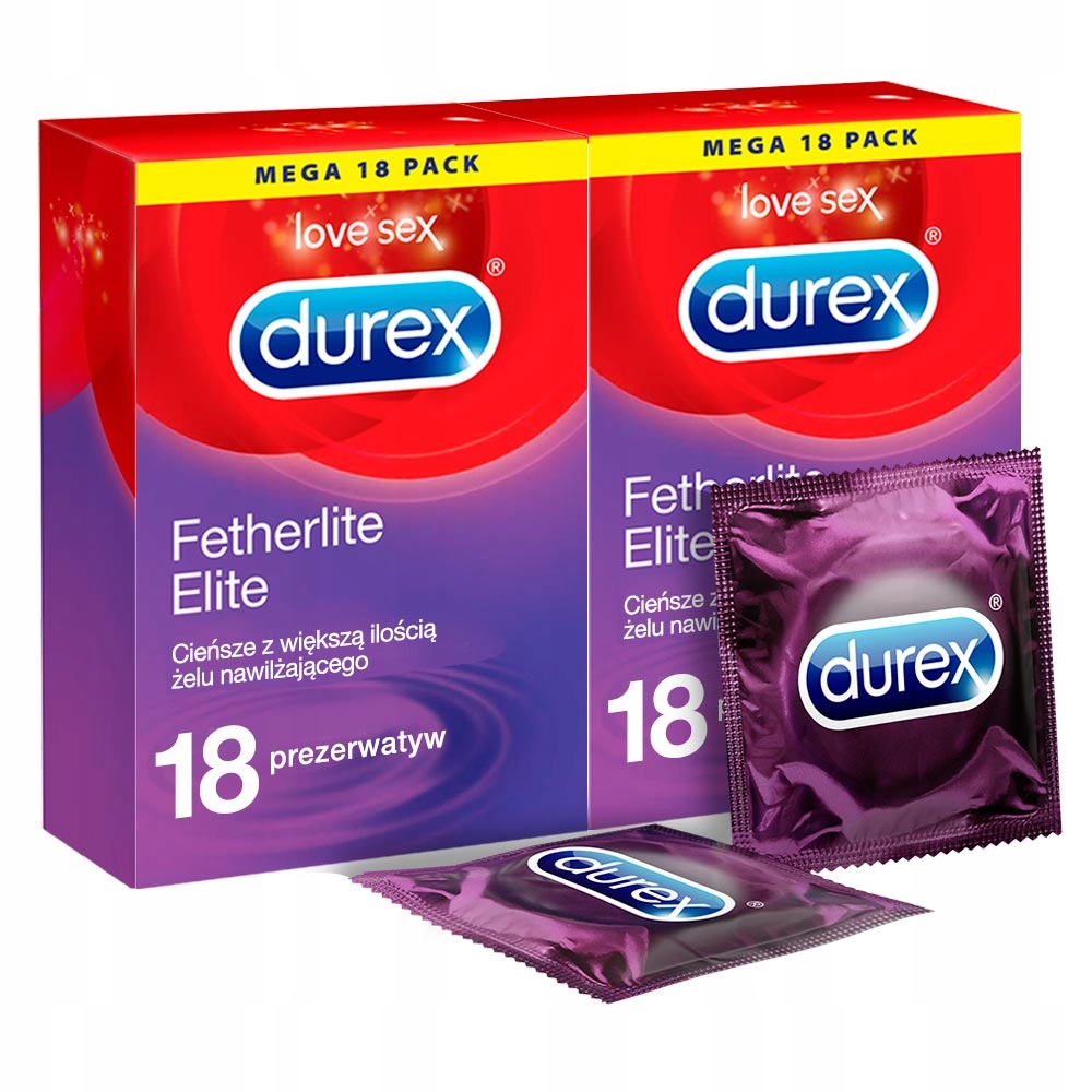 

Durex prezerwatywy 36 szt Fetherlite Elite Zestaw