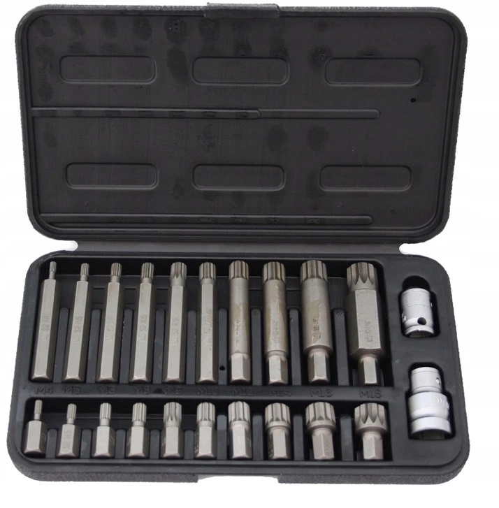 

Bity Spline M4-M18 komplet 22szt. C6938 Richmann
