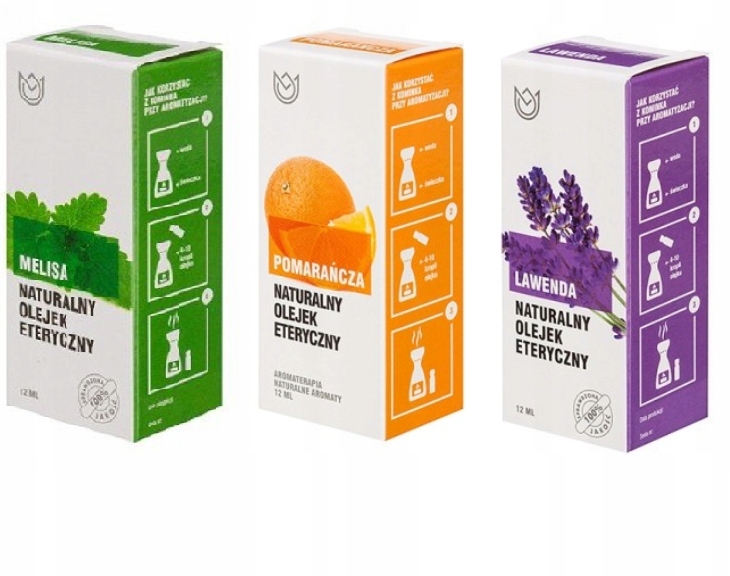

Zestaw naturalnych olejków eterycznych na sen